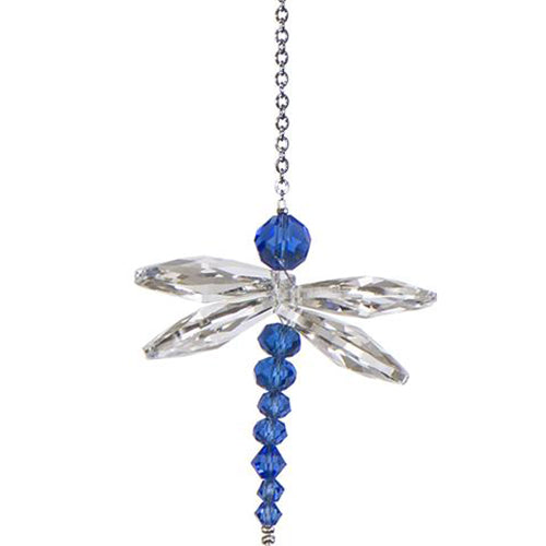 C530 Crystal Dragonflies - Dark Blue