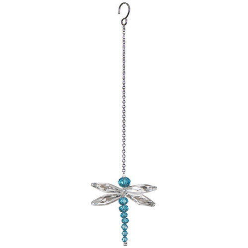 C530 Crystal Dragonflies - Light Blue